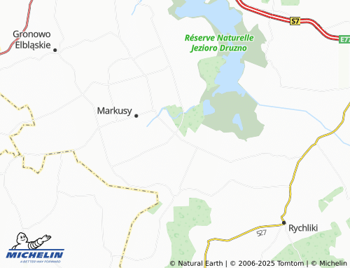 MICHELIN Wiśniewo map - ViaMichelin