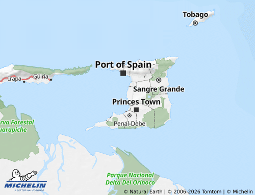 Mapa MICHELIN Couva-Tabaquite-Talparo - ViaMichelin