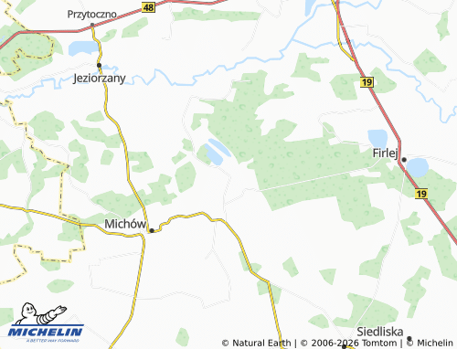 MICHELIN-Landkarte Rawa - ViaMichelin