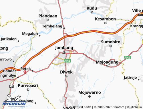 MICHELIN Mojongapit map - ViaMichelin