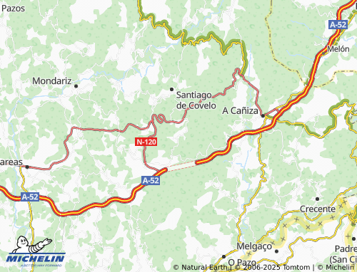 MICHELIN-Landkarte Aldea de Arriba - ViaMichelin
