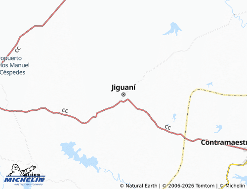 MICHELIN Jiguaní map - ViaMichelin