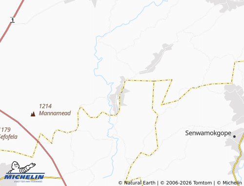 Mappa MICHELIN Tshitale SP - ViaMichelin