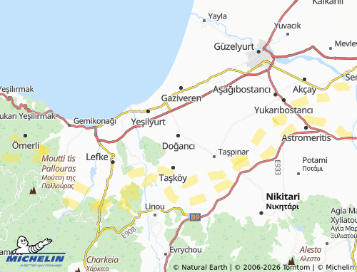 Mappa MICHELIN Doğancı - ViaMichelin