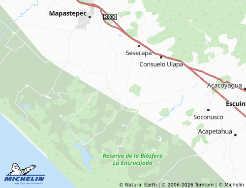 MICHELIN Nicolás Bravo Número Uno map - ViaMichelin