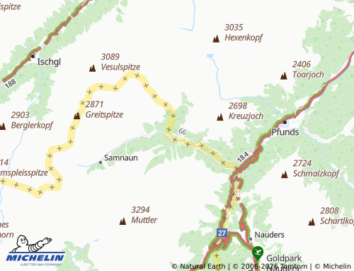 Mappa MICHELIN Spiss - ViaMichelin