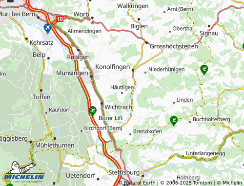 MICHELIN-Landkarte Häutligen - ViaMichelin