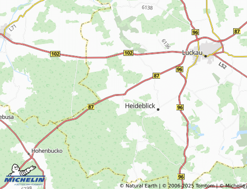 Carte MICHELIN Wüstermarke - ViaMichelin