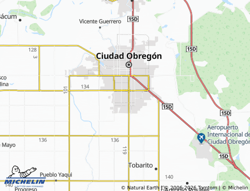 Carte MICHELIN Real del Valle 1 - ViaMichelin