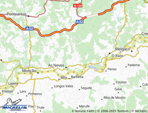 MICHELIN Ribarteme map - ViaMichelin