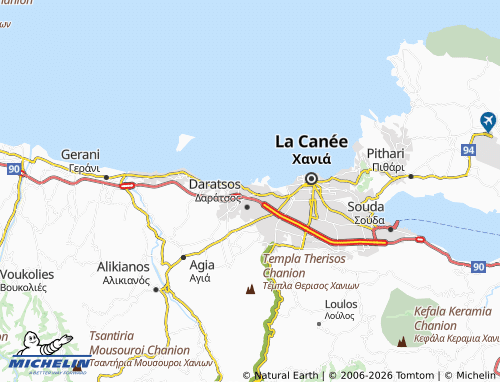 Carte MICHELIN Agioi Apostoloi - ViaMichelin