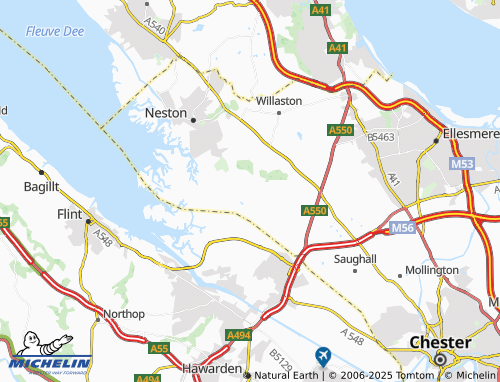 Mappa MICHELIN Burton - ViaMichelin