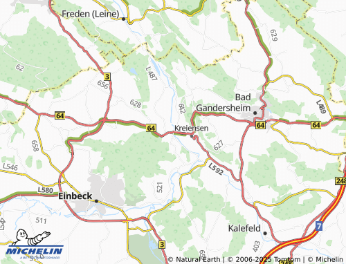 MICHELIN Greene map - ViaMichelin
