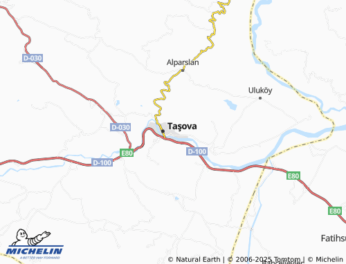MICHELIN Doğu map - ViaMichelin