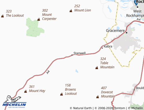 Mapa MICHELIN Stanwell - ViaMichelin