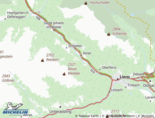 MICHELIN-Landkarte Glanz - ViaMichelin