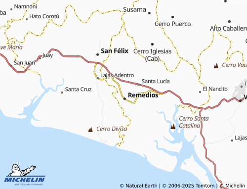 Carte MICHELIN El Porvenir - ViaMichelin