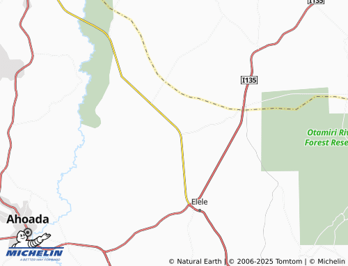 MICHELIN Umu-Dioga map - ViaMichelin