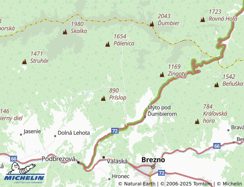 MICHELIN Tále map - ViaMichelin