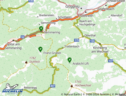 Mappa MICHELIN Trattenbach - ViaMichelin