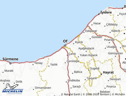 MICHELIN İrfanlı map - ViaMichelin