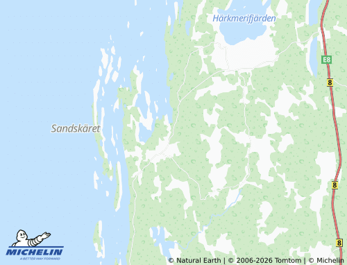 MICHELIN-Landkarte Norrändan - ViaMichelin
