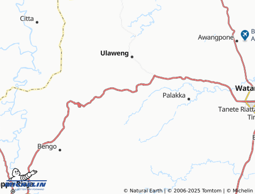 MICHELIN Cani Sirenreng map - ViaMichelin