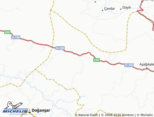 MICHELIN Gökdere map - ViaMichelin