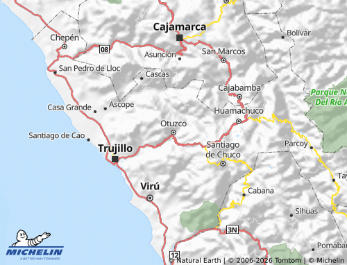 Mappa MICHELIN Otuzco - ViaMichelin