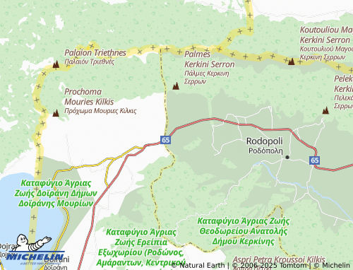 Carte MICHELIN Kastanoussa - ViaMichelin