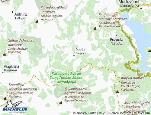 MICHELIN Charis map - ViaMichelin