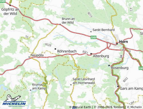 Mapa MICHELIN Fuglau - ViaMichelin