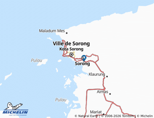 Mapa MICHELIN Malabutor - ViaMichelin