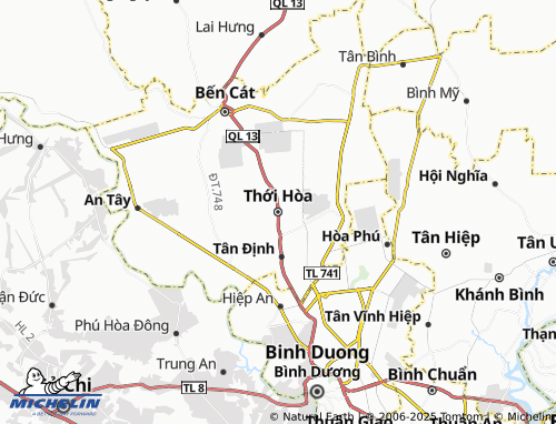 MICHELIN Thới Hòa map - ViaMichelin