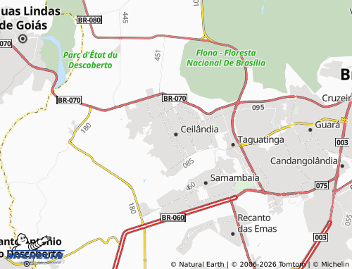 Carte MICHELIN Ceilândia - ViaMichelin