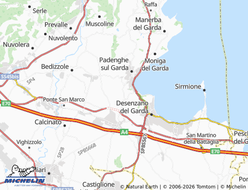 MICHELIN Barcuzzi map - ViaMichelin
