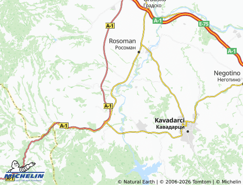 Mapa MICHELIN Trstenik - ViaMichelin