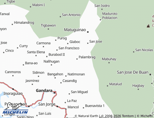 MICHELIN Palambrag map - ViaMichelin
