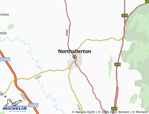 MICHELIN Northallerton map - ViaMichelin