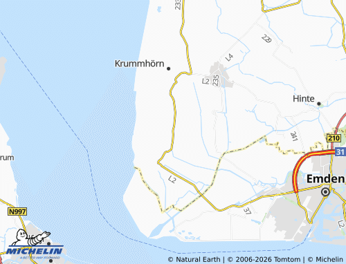 MICHELIN Campen map - ViaMichelin