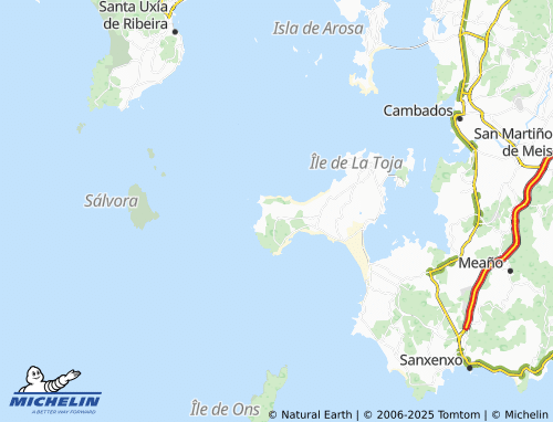 MICHELIN O Outeiro map - ViaMichelin