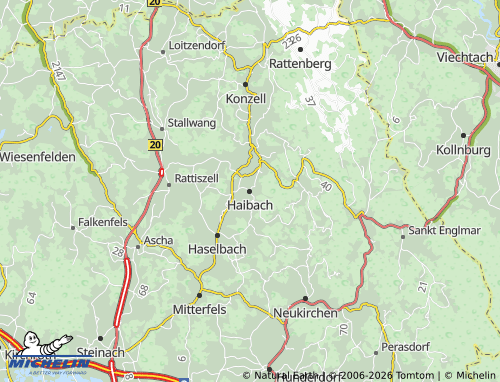 Mappa MICHELIN Haibach - ViaMichelin