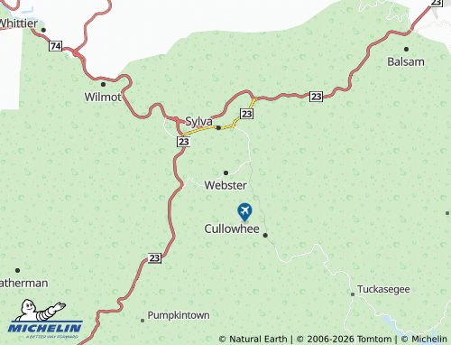 Carte MICHELIN Webster - ViaMichelin