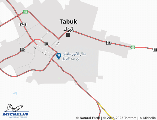 MICHELIN Prince Sultan Bin Abdulaziz International Airport map - ViaMichelin