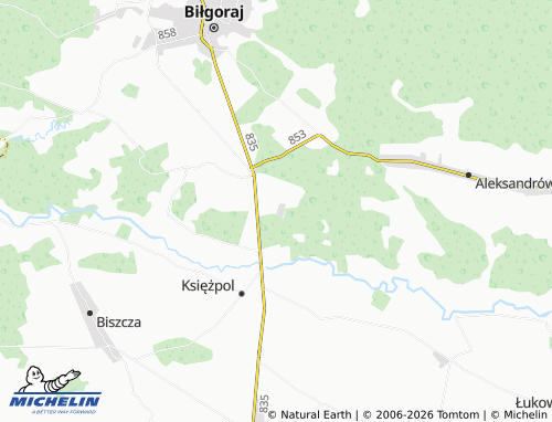 Mapa MICHELIN Majdan Nowy - ViaMichelin