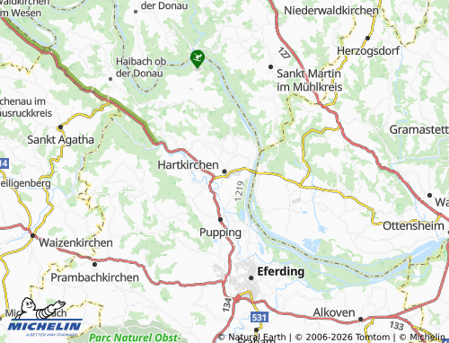 MICHELIN-Landkarte Hartkirchen - ViaMichelin