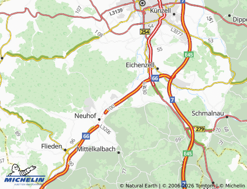 MICHELIN Tiefengruben map - ViaMichelin