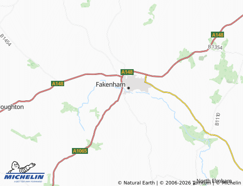 Carte MICHELIN Hempton - ViaMichelin