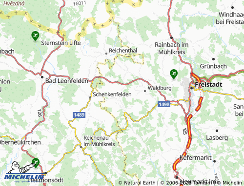 MICHELIN Guttenbrunn map - ViaMichelin