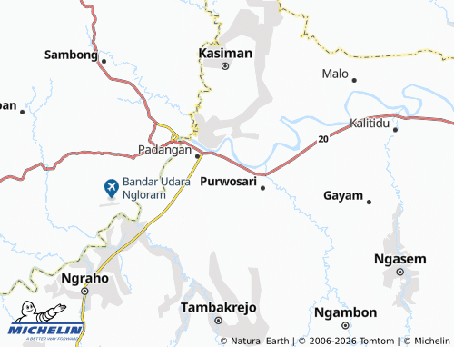 MICHELIN-Landkarte Ngradin - ViaMichelin